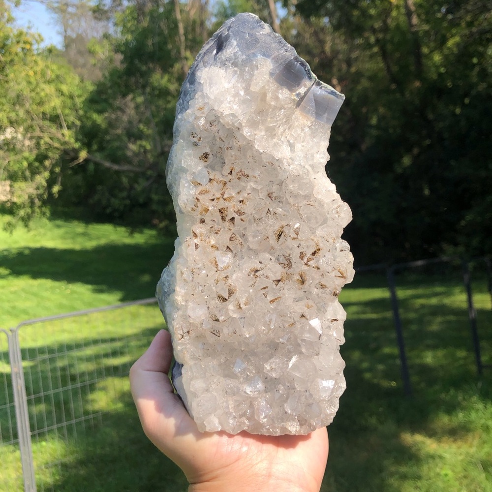 Huge 3 lb amethyst tower / freeform